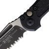Microtech Auto LUDT GenIII Button Lock - Black M390MK