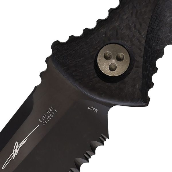 Microtech SOCOM Alpha Mini DLC CF Serrated