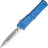 MCT114210BL.jpg Microtech Combat Troodon DE Gen III Auto Folding Knife Blue M390MK 4"
