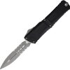 Microtech Combat Troodon DE Gen III Serrated Auto - Black