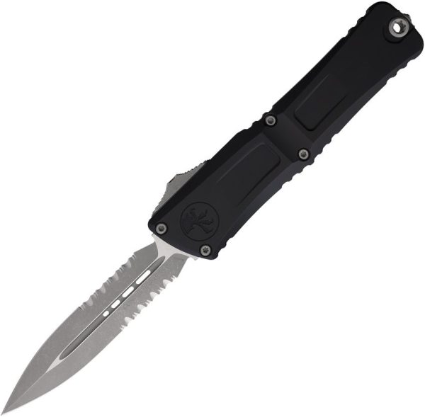 Microtech Combat Troodon DE Gen III Serrated Auto - Black