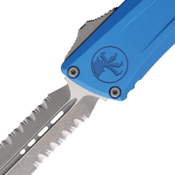 Microtech Combat Troodon DE Gen III Auto - Blue