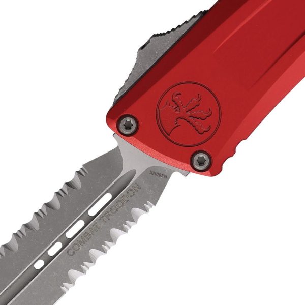 Microtech Combat Troodon DE Gen III Auto - Red