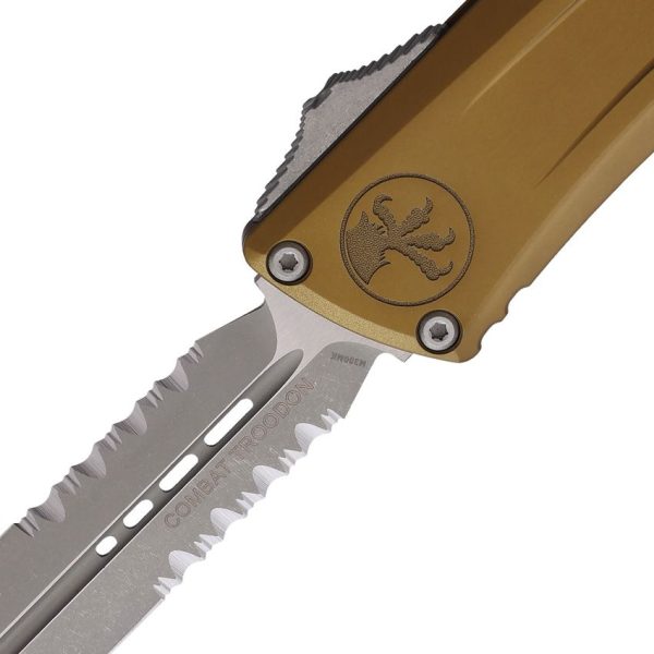 Microtech Combat Troodon DE Gen III Auto - Tan