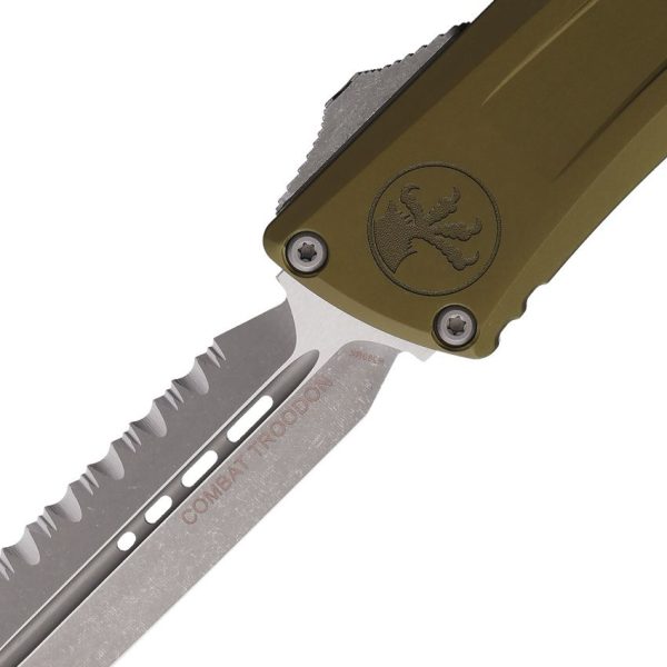 Microtech Auto Combat Troodon DE Gen III OD Green