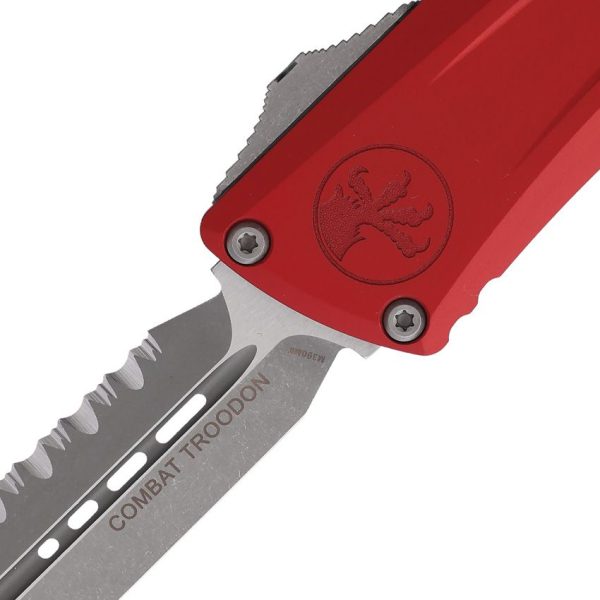 Microtech Auto Combat Troodon DE Gen III Red
