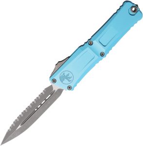 MCT114212APTQ.jpg Microtech Auto Combat Troodon DE Gen III Turquoise