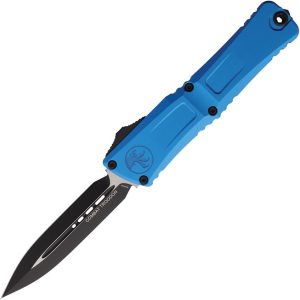 MCT11421BL.jpg Microtech Auto Combat Troodon DE Gen III Two-Tone