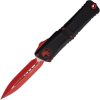 Microtech Combat Troodon DE Gen III Auto - Red Cerakote