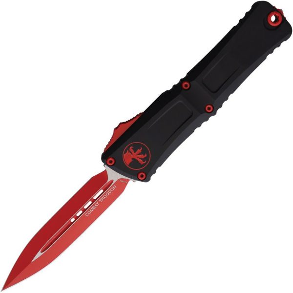 Microtech Combat Troodon DE Gen III Auto - Red Cerakote