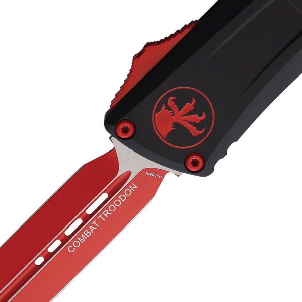 Microtech Combat Troodon DE Gen III Auto - Red Cerakote