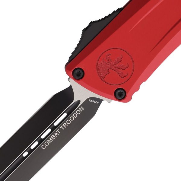 Microtech Combat Troodon DE Gen III Auto - Red Handle