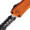 Microtech Auto Combat Troodon Orange Partial Serrated M390