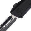 Microtech Auto Combat Troodon Black Serrated M390MK