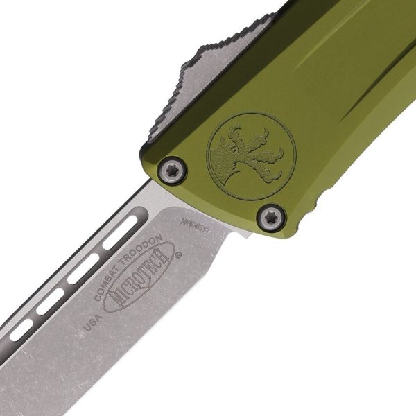 Microtech Combat Troodon SE Gen III OD Green Handle