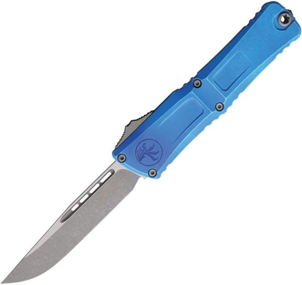 Microtech Combat Troodon SE Gen III Marbled Blue Auto