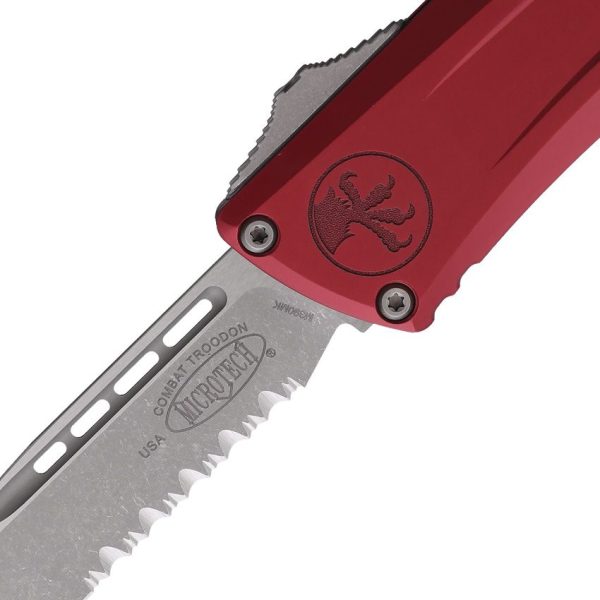 Microtech Combat Troodon SE Gen III Merlot Auto