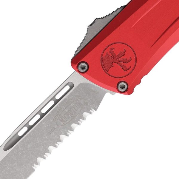 Microtech Combat Troodon SE Gen III Red Auto