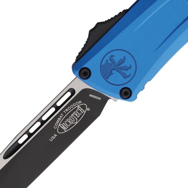 Microtech Auto Combat Troodon SE Gen III - Blue Two-Tone