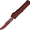 Microtech Combat Troodon SE Gen III Weathered Crimson