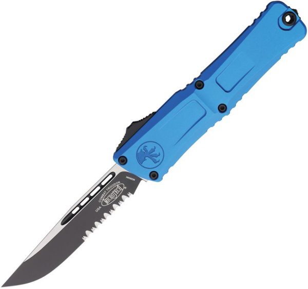 Microtech Combat Troodon SE Gen III Serrated - Blue