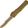 Microtech Combat Troodon SE Gen III Serrated Tan