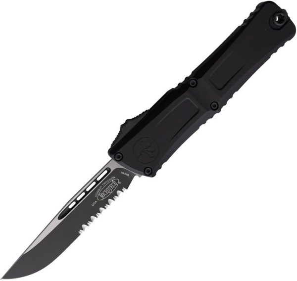 Microtech Auto Combat Troodon SE Gen III - Black Aluminum