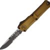 Microtech Auto Combat Troodon SE Gen III - Tan Aluminum