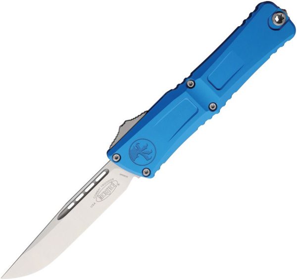 Microtech Auto Combat Troodon SE Gen III - Blue Satin