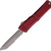 Microtech Combat Troodon T/E GenIII Auto - Merlot Apocalyptic