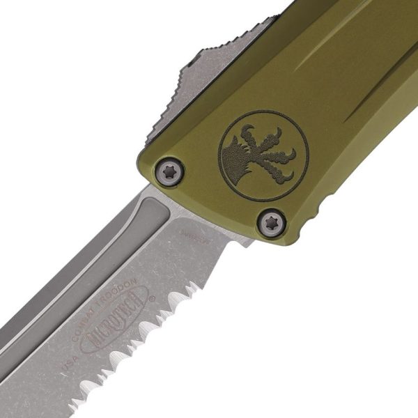 Microtech Combat Troodon T/E GenIII Auto - OD Apocalyptic