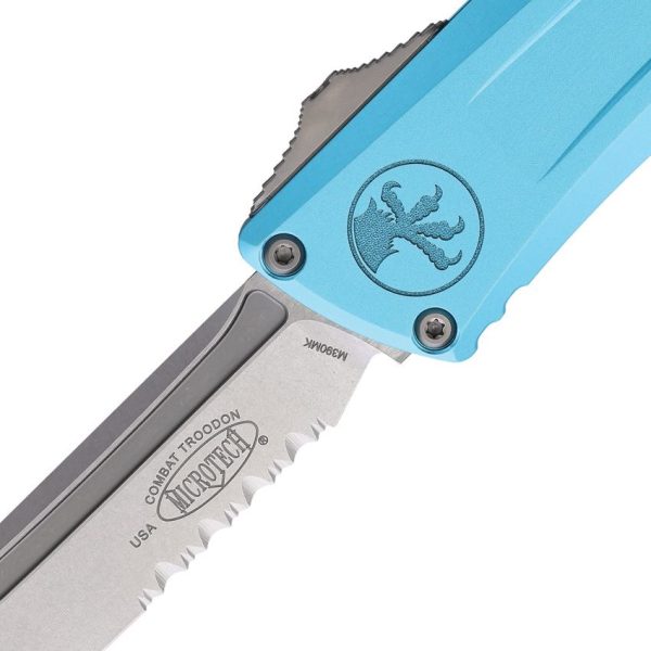 Microtech Combat Troodon T/E GenIII Auto Turquoise M390MK