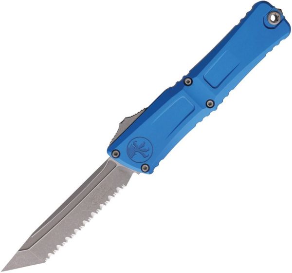 Microtech Combat Troodon T/E GenIII Blue Serrated Apocalyptic