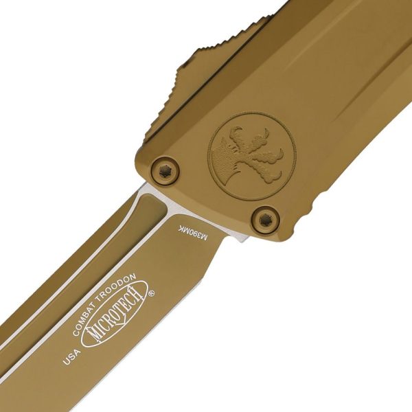 Microtech Auto Combat Troodon T/E GenIII Tan Cerakote