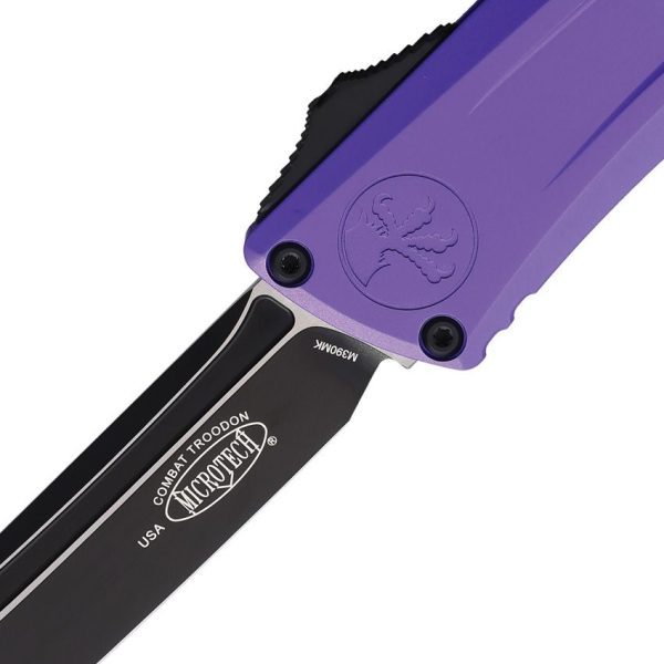Microtech Auto Combat Troodon TE Gen III Purple