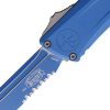 Microtech Auto Combat Troodon TE Serrated Blue