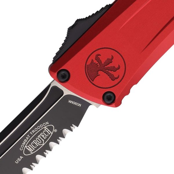 Microtech Combat Troodon T/E GenIII Auto Red Aluminum
