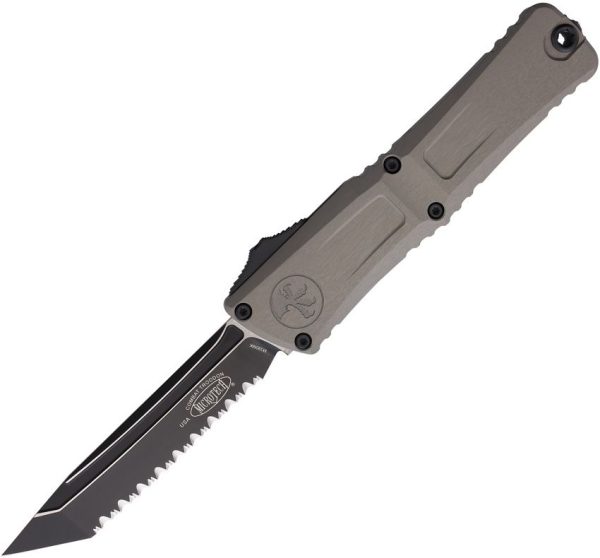 Microtech Combat Troodon T/E GenIII Auto Gray Serrated