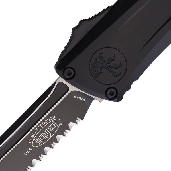 Microtech Auto Combat Troodon T/E GenIII Black Tanto