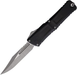 MCT114610AP.jpg Microtech Auto Combat Troodon GenIII AP Black Bowie