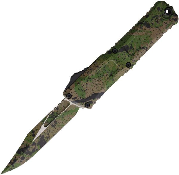Microtech Combat Troodon Gen III Camo Splatter