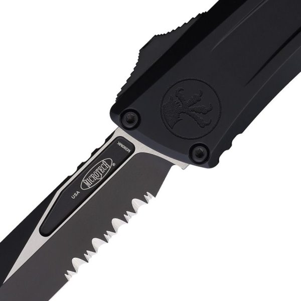 Microtech Combat Troodon GenIII Serrated M390MK Black Automatic
