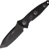 Microtech Socom Alpha Mini Partially Serrated DLC
