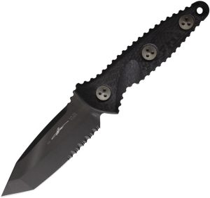 Microtech Socom Alpha Mini Partially Serrated DLC