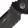 Microtech Socom Alpha Mini Partially Serrated DLC