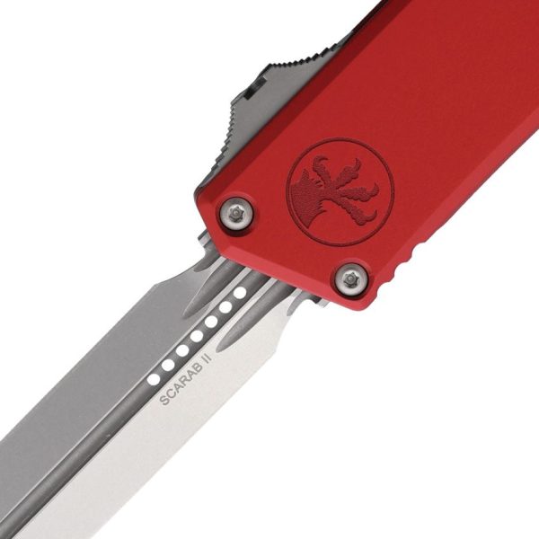 Microtech Auto Scarab II OTF M390 Red Dagger