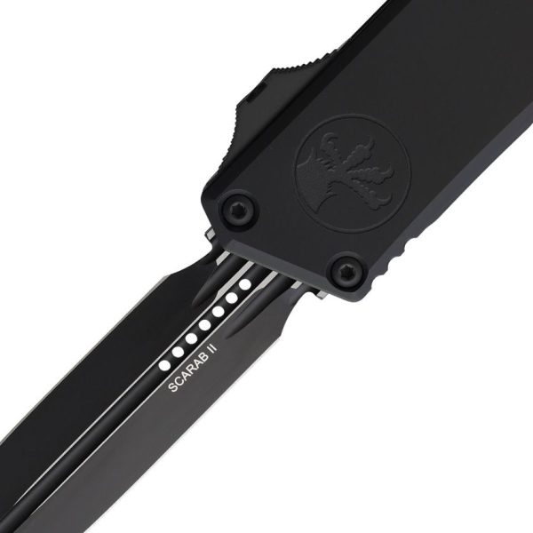 Microtech Auto Scarab II OTF Double Edge M390MK Black