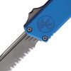 Microtech Auto Scarab II Executive Serrated M390MK Blue
