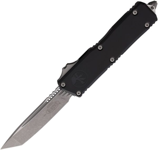 Microtech Auto Scarab II Tanto M390MK Apocalyptic Black
