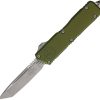 Microtech Auto Scarab II Tanto M390MK Apocalyptic OD Green